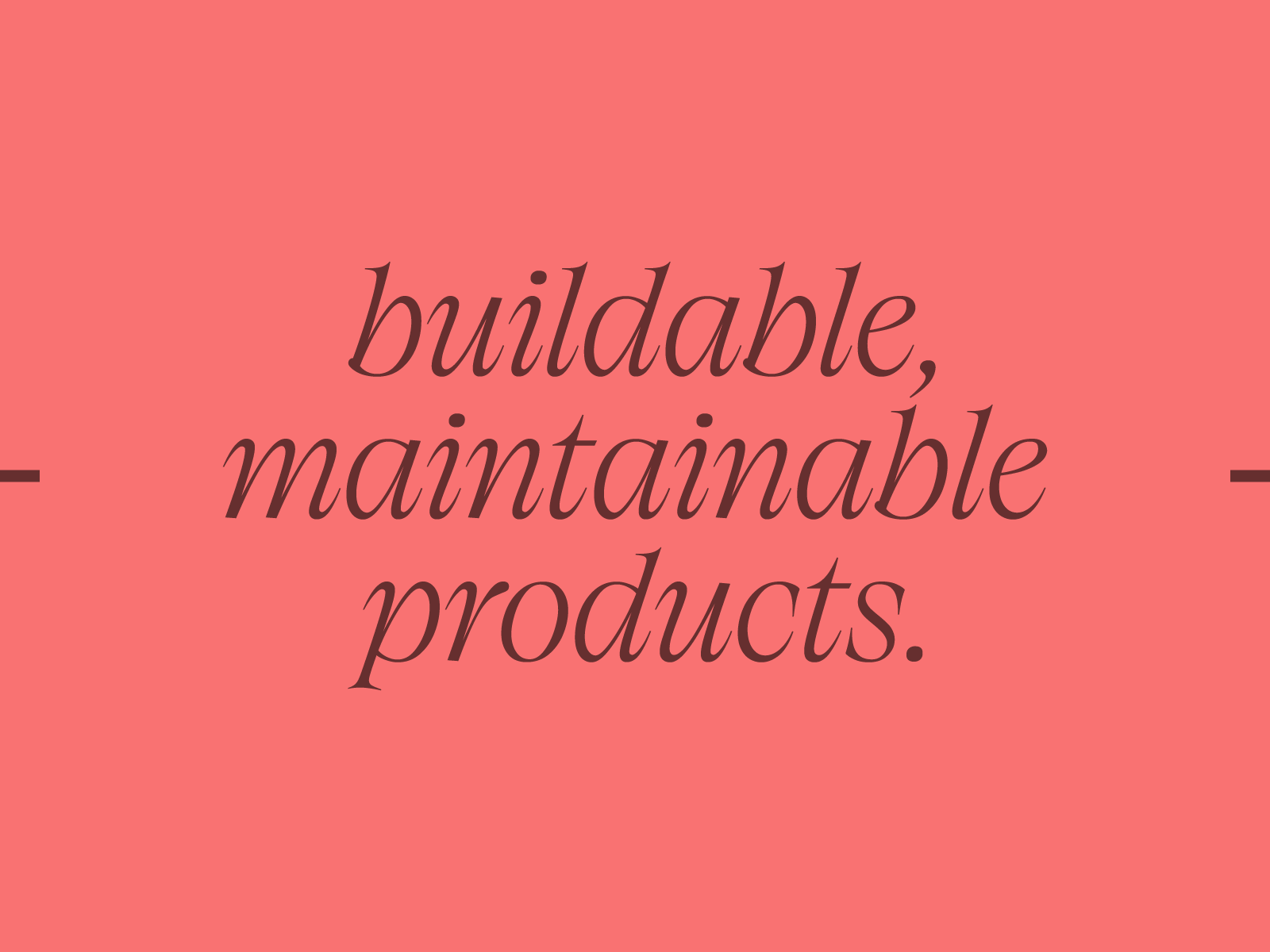 2-buildable maintainable