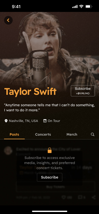 Artist Studio – Paywalled