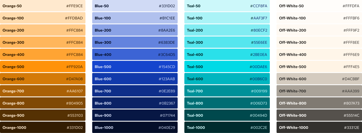 brand colors