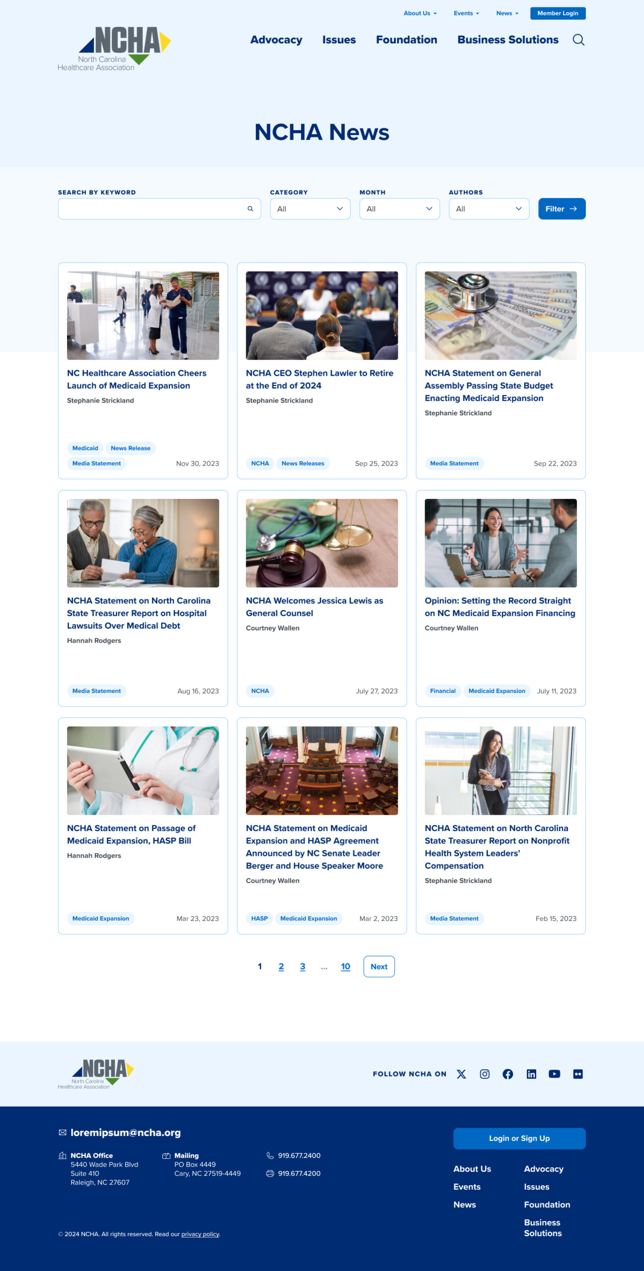 news archive